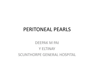 Peritoneal Pearls in Imaging: Case Study Analysis