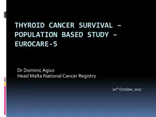 Thyroid Cancer Survival Trends in Europe: Eurocare-5 Study