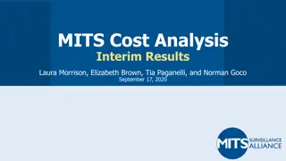 Cost Analysis Interim Results for MITS Implementation in LMIC Settings