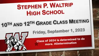 Important Dates and Reminders for Fall Semester 2023 at Waltrip School