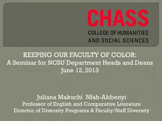 Seminar on Advancing Faculty Diversity in Higher Education