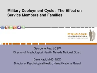 The Impact of Military Deployment Cycles on Service Members and Families