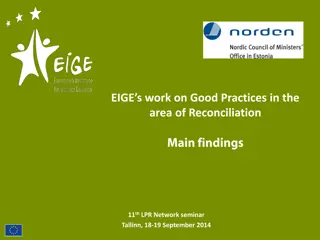 Achieving Work-Life Balance and Gender Equality through Reconciliation Practices