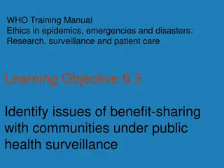 Ethics in Epidemics: Benefit Sharing in Public Health Surveillance