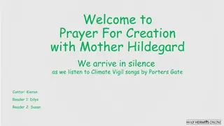 Prayer for Creation with Mother Hildegard: Embracing Community and Giving Thanks