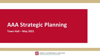 AAA Strategic Planning Town Hall May 2021 Overview