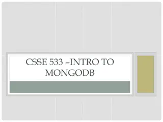 Introduction to MongoDB: Document-Oriented Database Overview