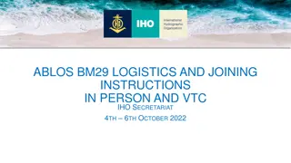 Logistics and Joining Instructions for ABLOS.BM29 Meeting