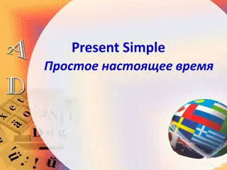 Learning Present Simple Tense with Examples and Exercises