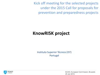 KnowRISK Project - Kick-Off Meeting and Objectives Overview