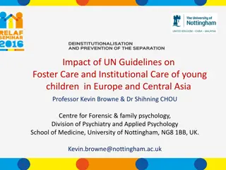 Impact of UN Guidelines on Foster Care and Institutional Care of Young Children in Europe and Central Asia