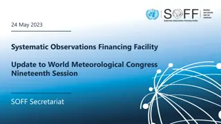 Updates on Systematic Observations Financing Facility (SOFF)