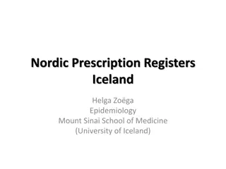 Nordic Prescription Registers in Iceland: Overview and Coverage