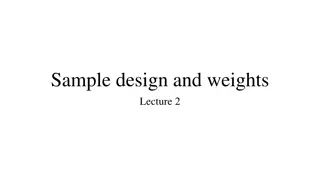 Sample Design and Weights in International Education Studies