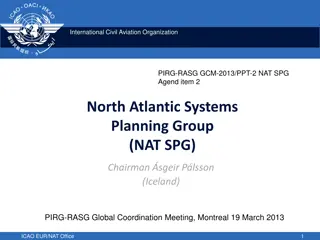 Overview of North Atlantic Systems Planning Group (NAT SPG)