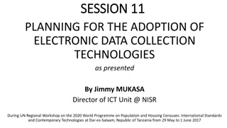 Adoption of Electronic Data Collection Technologies in Population Census Planning