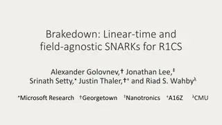 Breakdown: Linear-time and Field-agnostic SNARKs for R1CS