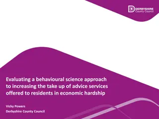 Evaluating a Behavioural Science Approach for Increasing Advice Service Uptake