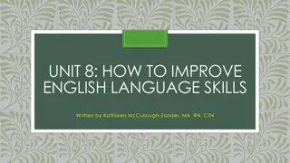 Effective Strategies for Improving English Language Skills in Nursing