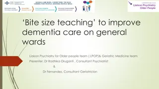 Enhancing Dementia Care on General Wards through Bite-Size Teaching