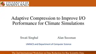 Enhancing I/O Performance Through Adaptive Data Compression in Climate Simulations