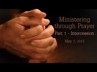 Insights on Intercessory Prayer: Paul's Ministry and Biblical References