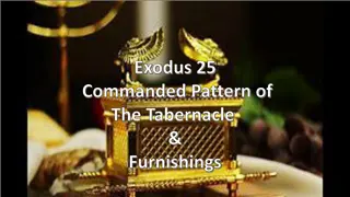 Detailed Overview of the Tabernacle and its Furnishings as Commanded in Exodus 25