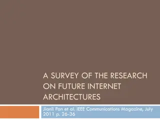 Research Insights on Future Internet Architectures