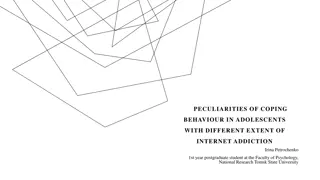 Coping Behavior Variances in Adolescents with Varying Degrees of Internet Addiction