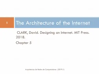 Internet Architecture and Networking Principles