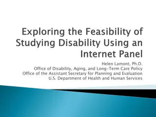 Internet Panel Surveys for Disability Data Collection