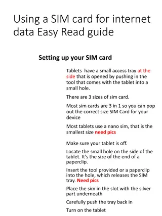 Complete Guide to Setting Up Internet Data on Your Tablet Using a SIM Card