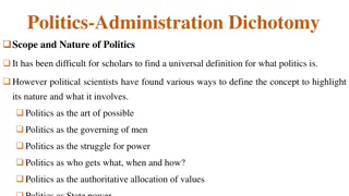 Various Definitions of Politics and Their Significance