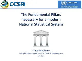 Building Modern National Statistical Systems: Key Pillars and Challenges