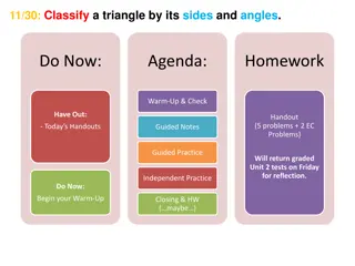 Triangle Classification: Sides and Angles