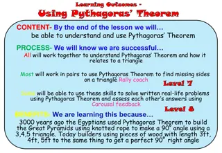 Pythagoras Theorem in Triangles