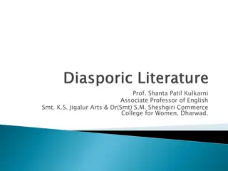 Exploration of Diaspora and Cultural Identity in Literary Works