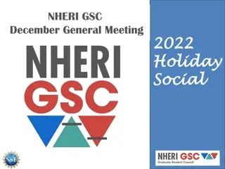 NHERI GSC General Meeting Agenda and New Member Welcome