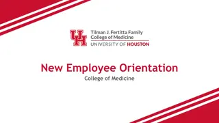 New Employee Orientation at Tilman J. Fertitta Family College of Medicine