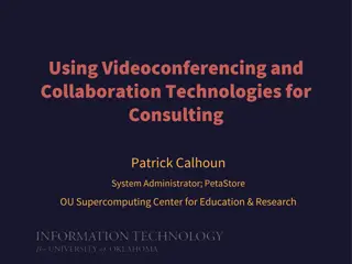 Exploring Videoconferencing and Collaboration Technologies in Consulting