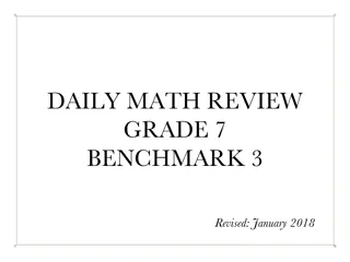 Grade 7 Math Review: Week 17-18 Exercises