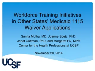 Workforce Training Initiatives in Healthcare: State Approaches Overview