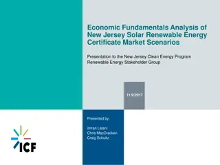 Economic Fundamentals Analysis of New Jersey Solar Market Scenarios