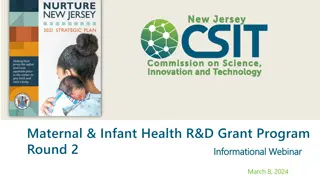 Maternal & Infant Health R&D Grant Program Round 2 Information