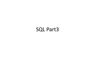 SQL Query Optimization Techniques