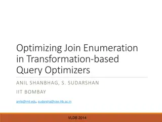 Optimizing Join Enumeration in Transformation-based Query Optimizers