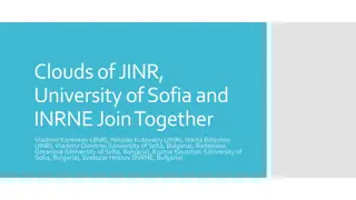 Collaboration Project between JINR, University of Sofia, and INRNE