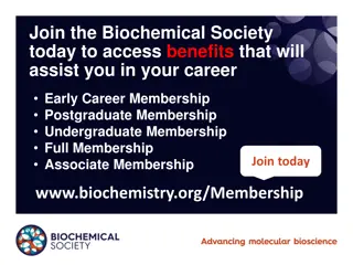 Explore Membership Benefits with the Biochemical Society