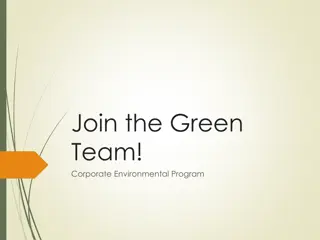 Embracing Sustainability: Join the Green Team for a Cleaner Future!