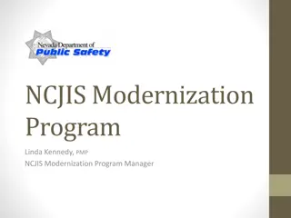 Overview of NCJIS Program and System in Nevada